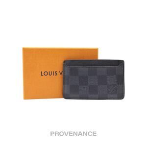 🔴 Louis Vuitton Neo Card Holder Wallet - Damier Graphite